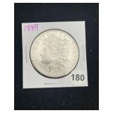 1889 Morgan Silver Dollar Coin