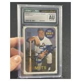 1986 Duke Snider Hand Signed Authentic Autograph B