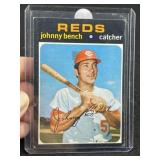 1971 Topps Johnny Bench Baseball Card
