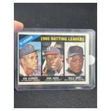 1966 Topps Willie Mays Hank Aaron Bob Clemente Bas