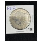 1921 S Morgan Silver Dollar Coin