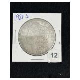 1921 S Morgan Silver Dollar Coin