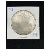 1921 Morgan Silver Dollar Coin
