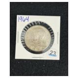 1964 Kennedy Half Dollar Silver Coin