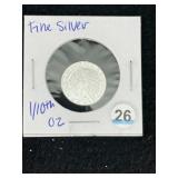 1/10th Fine Silver Coin