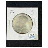 1972 Kennedy Half Dollar Silver Coin