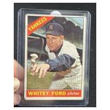 1966 Topps Whitey Ford Baseball Card