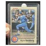 1983 Fleer Ryne Sandberg Baseball Card