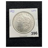 1921 UNC Morgan Silver Dollar Coin