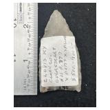 Clovis Indian Artifact Arrowhead