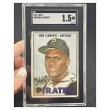 1967 Topps Bob Clemente Baseball Card