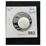 1/10th Fine Silver Coin
