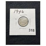 1946 Roosevelt Dime Coin