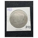 1921 Morgan Silver Dollar Coin