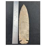 7 & 3/8" Dovetail Indian Artifact Arrowhead