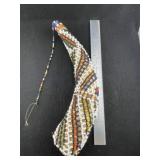 Beaded Horn Indian Artifact Arrowhead