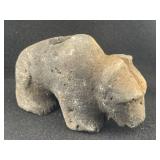 Bear Effigy Pottery Pipe Indian Artifact Arrowhead