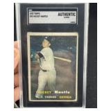 1957 Topps Mickey Mantle Baseball Card