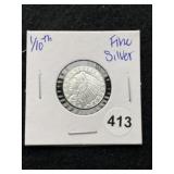 1/10th Fine Silver Coin