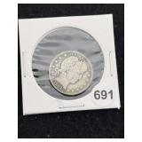 1908 Barber Quarter Coin