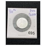 1/10th Fine Silver Coin