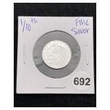 1/10th Fine Silver Coin