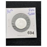 1/10th Fine Silver Coin