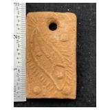 Pottery Pendant Indian Artifact Arrowhead