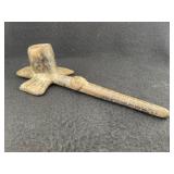 Bird Effigy Pottery Pipe Indian Artifact Arrowhead