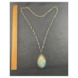 Turquoise & Sterling Silver Necklace