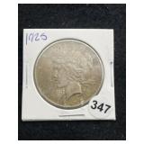 1925 Peace Silver Dollar Coin