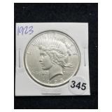 1923 Peace Silver Dollar Coin