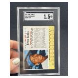 1963 Post Cereal Ernie Banks Baseball Card