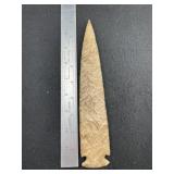 Large Texas Spear Point Indian Artifact Arrowhead