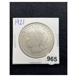 1921 Morgan Silver Dollar Coin
