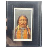 1927 Godfrey Phillips "Red Indians" Uncas Card