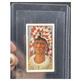 1927 Godfrey Phillips "Red Indians" Powhattan Card