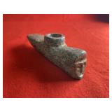 Human Effigy Stone Pipe Indian Artifact Arrowhead