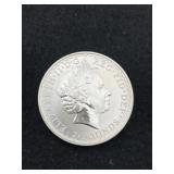 2000 Britannia 1 Ounce .999 Fine Silver Coin