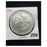 1900 Morgan Silver Dollar Coin