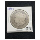 1899 O Morgan Silver Dollar Coin
