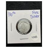 1/10th Fine Silver Coin