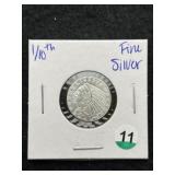 1/10th Fine Silver Coin