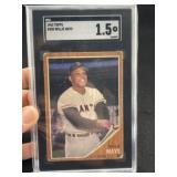 1962 Topps Willie Mays Baseball Card