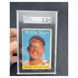 1958 Topps Willie Mays Baseball Card