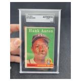1958 Topps Hank Aaron Baseball Card