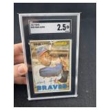 1967 Topps Hank Aaron Baseball Card