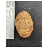 Human Effigy Pottery Pendant Indian Artifact Arrow