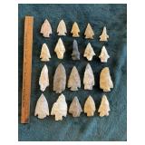 Group of Exceptionally Nice Arrowheads from Arkans