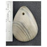 Slate Pendant Indian Artifact Arrowhead